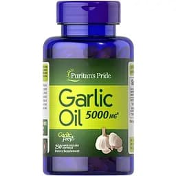 Натуральна добавка Puritan's Pride Garlic Oil 5000 mg 100 капсул