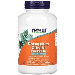Вітаміни та мінерали Now Potassium Citrate 340 грам