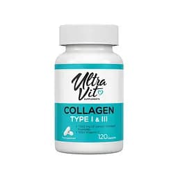 Препарат для суглобів і зв'язок VPLab UltraVit Collagen Type I & Collagen Type I & 120 капсул - мініатюра 1