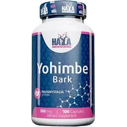 Екстракт кори Йохімбе Haya Labs Yohimbe Bark 500 мг 100 капсул