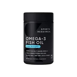 Рыбий жир Sport Research Omega-3 Fish Oil 1250 mg Triple Strength, 30 капсул