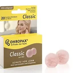 Восковые беруши Ohropax 10 пар SNR 22 дБ, 5шт. (1149-02-5p)