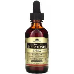 Мелатонин Solgar Liquid Melatonin со вкусом черешни жидкий 10 мг 59 мл