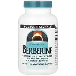 Берберін Source Naturals Berberine 500 мг 120 веганських капсул