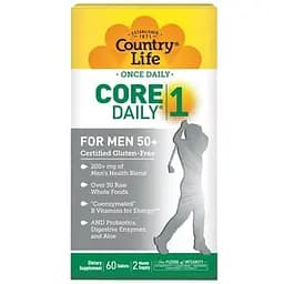 Вітаміни та мінерали Country Life Core Daily-1 for Men 50+ 60 таблеток
