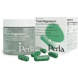 Антистрес Perla Helsa Triple Magnesium 60 капсул 998 мг