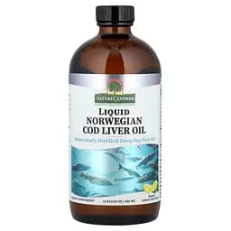 Жир печінки дикої норвезької тріски Nature's Answer Liquid Norwegian Cod Liver Oil смак лимон-лайм 480 мл