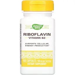 Рибофлавін Nature's Way Vitamin B2, 100 мг 100 капсул