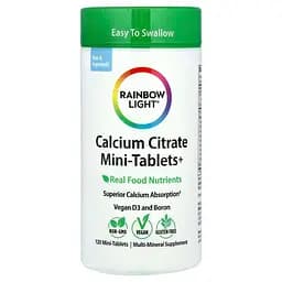 Цитрат кальцію Rainbow Light Calcium Citrate 120 таблеток