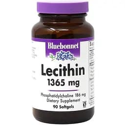 Естественная добавка Bluebonnet Nutrition Natural Lecithin 1365 mg 90 капсул