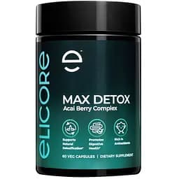 Комплекс для очищения организма Elicore Labs Max Detox, 60 вегакапсул