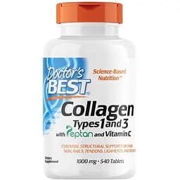 Препарат для суглобів і зв'язок Doctor's Best Collagen Types 1&3, 1000 mg 540 таблеток