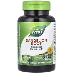 Натуральна добавка Nature's Way Dandelion Root, 180 вегакапсул