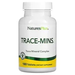 Комплекс мікроелементів Nature's Plus Trace-Mins Trace Mineral Complex 180 таблеток