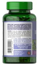 Натуральна добавка Puritan's Pride Bilberry Fruit Extract 1000 mg 180 капсул - мініатюра 3