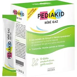Стіки для зняття здуття живота Pediakid Bebe Gaz 12 шт.