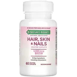 Вітаміни Nature's Bounty Hair Skin & Nails 60 каплет