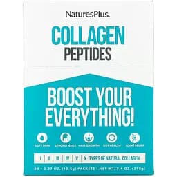 Коллагеновые пептиды NaturesPlus Collagen Peptides 210 г (20 шт. х 10.5 г)