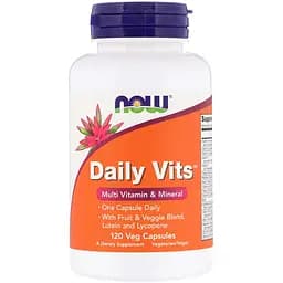 Мультивітаміни Now Foods Daily Vits Multi Vitamin & Mineral 120 капсул
