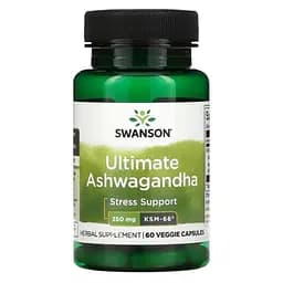 Ашваганда Swanson Ultimate Ashwagandha 250 mg 60veg caps (1086-100-36-2149892-20)