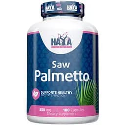 Натуральна добавка Haya Labs Saw Palmetto 550 mg 100 капсул