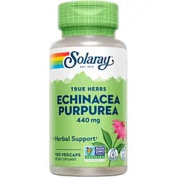 Эхинацея пурпурная Solaray Echinacea Purpurea Root 440 мг 100 вегетарианских капсул (2023-10-3009)