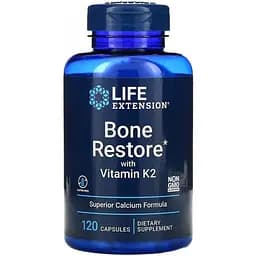 Витамины и минералы Life Extension Bone Restore with Vitamin K2 120 капсул