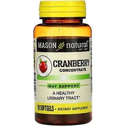 Клюквенный концентрат Mason Natural Cranberry Concentrate 90 гелевых капсул