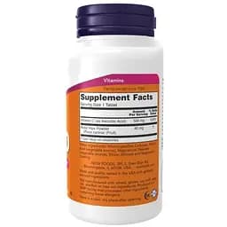 Вітамін С-500 Now Foods з шипшиною 100 таблеток - мініатюра 2