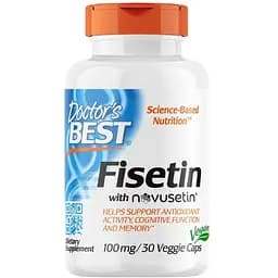 Натуральная добавка Doctor's Best Fisetin with Novusetin 30 вегакапсул