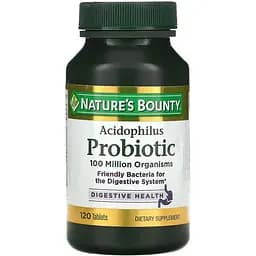 Пробіотик Nature's Bounty Acidophilus Probiotic 120 таблеток