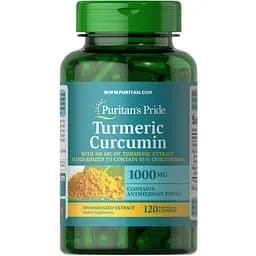 Натуральная добавка Puritan’s Pride Turmeric Curcumin 1000 Mg with Bioperine 5 mg 120 капсул