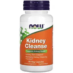 Натуральная добавка Now Kidney Cleanse 90 вегакапсул