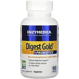 Ферменты с пробиотиками Enzymedica Digest Gold + Probiotics 90 капсул
