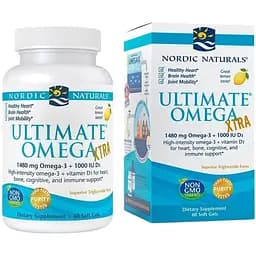 Жирные кислоты Nordic Naturals Ultimate Omega Xtra 60 капсул