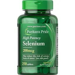 Селен Puritan's Pride 200 мкг 250 таблеток