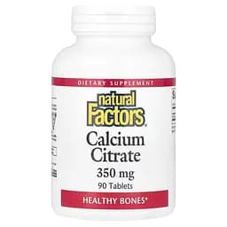 Кальцій цитрат 350 мг Calcium Citrate Natural Factors 90 таблеток