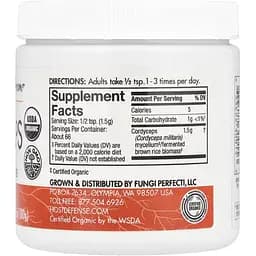 Кордицепс Fungi Perfecti Cordyceps порошок 100 г - мініатюра 2