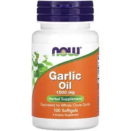 Часникова олія Now Foods Garlic Oil 100 капсул