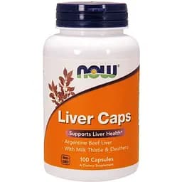 Натуральная добавка Now Liver Caps 100 капсул