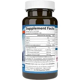 Супер Омега-3 Carlson Super Omega-3 Gems 250 желатинових капсул - мініатюра 2