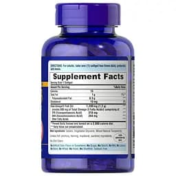 Жирні кислоти Puritan's Pride Omega-3 Fish Oil 1200 mg Double Strength, 90 капсул - мініатюра 2