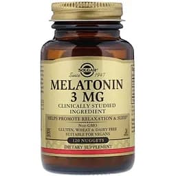 Мелатонін Solgar Melatonin 3 мг 120 таблеток