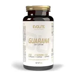 Екстракт гуарани Evolite Nutrition Guarana, 100 вегакапсул для підтримки бадьорості та енергії