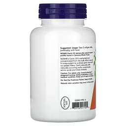 Часникова олія Now Foods Garlic Oil 250 капсул - мініатюра 2