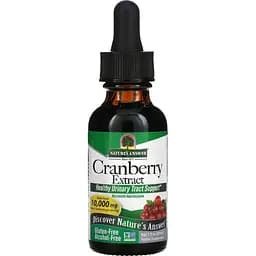 Экстракт клюквы Nature's Answer Cranberry Extract Alcohol-Free 10000 мг 30 мл