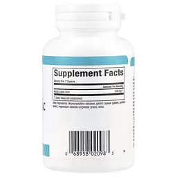 Альфа-ліпоєва кислота Natural Factors Alpha-Lipoic Acid 200 mg, 60 капсул для антиоксидантного захисту - мініатюра 2