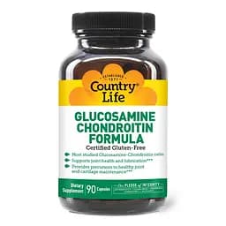 Препарат для суглобів і зв'язок Country Life Glucosamine Chondroitin Formula, 90 капсул