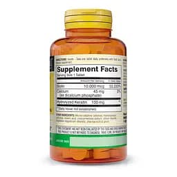 Вітаміни та мінерали Mason Natural Biotin 10000 mcg Plus Keratin, 60 таблеток - мініатюра 2