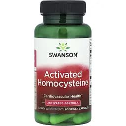 Активований гомоцистеїн Swanson Activated Homocysteine 60 капсул